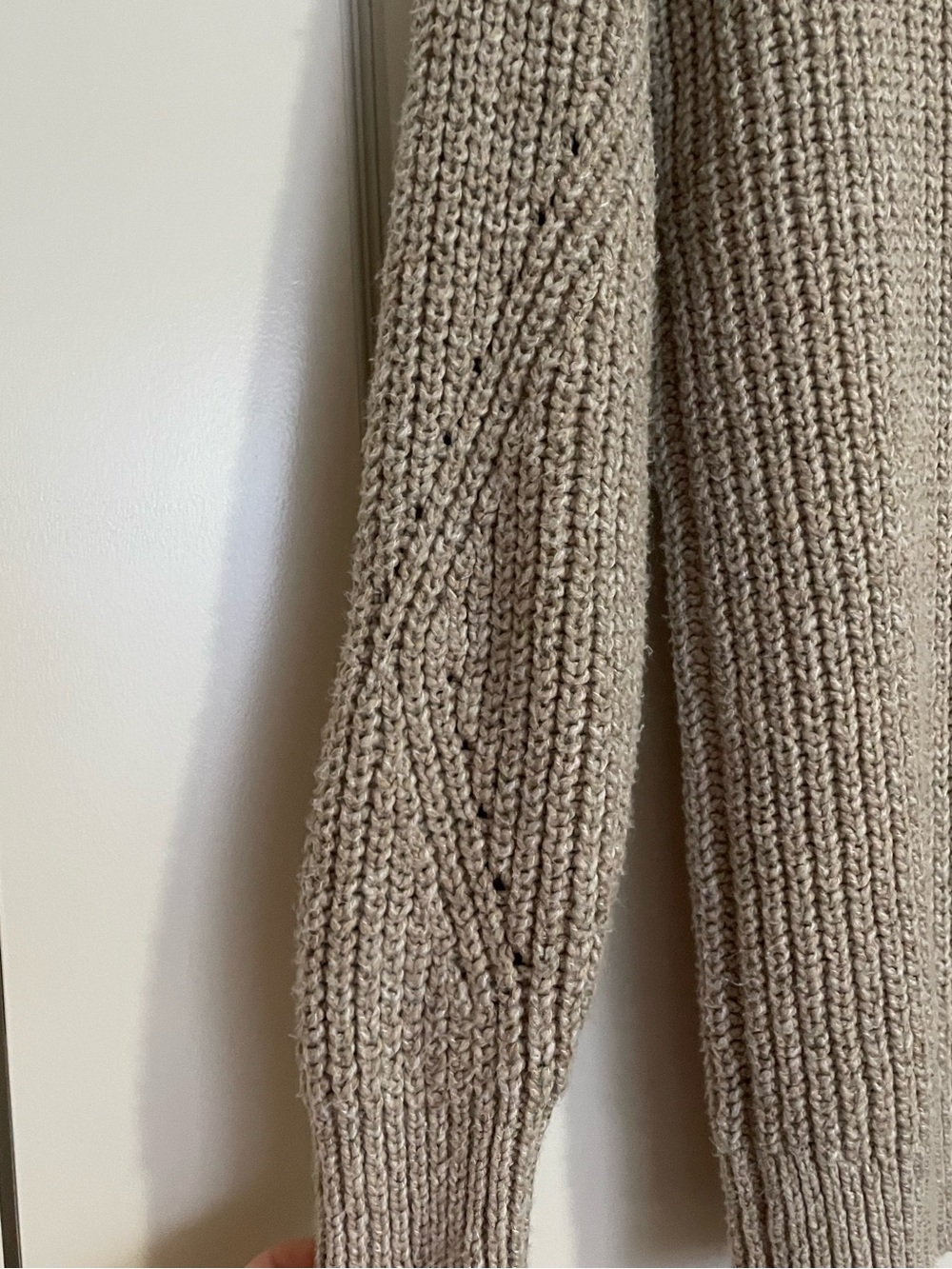 Aerie Button up Cardigan Tan XXS - Picture 4 of 4